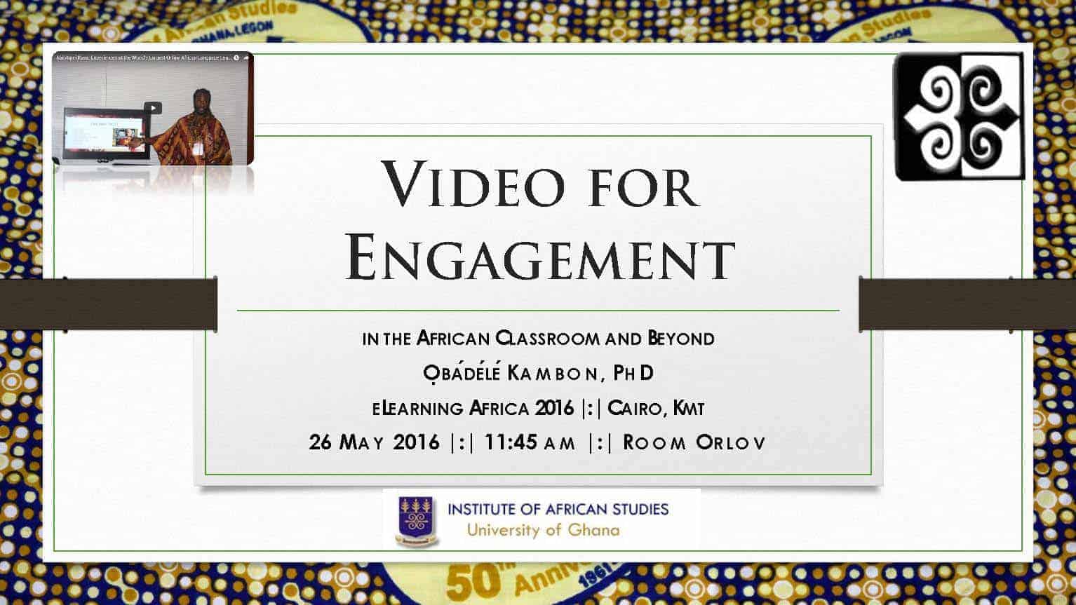 Video for Engagement