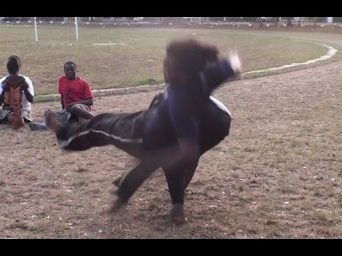 Part 1: Capoeiragem: EXTREME Afrikan Combat Capoeira Fight Highlights!