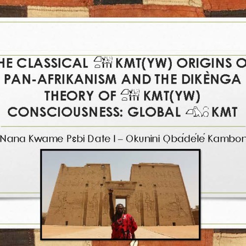 Obadele Kambon Kmtyw origins of Pan-Afrikanism